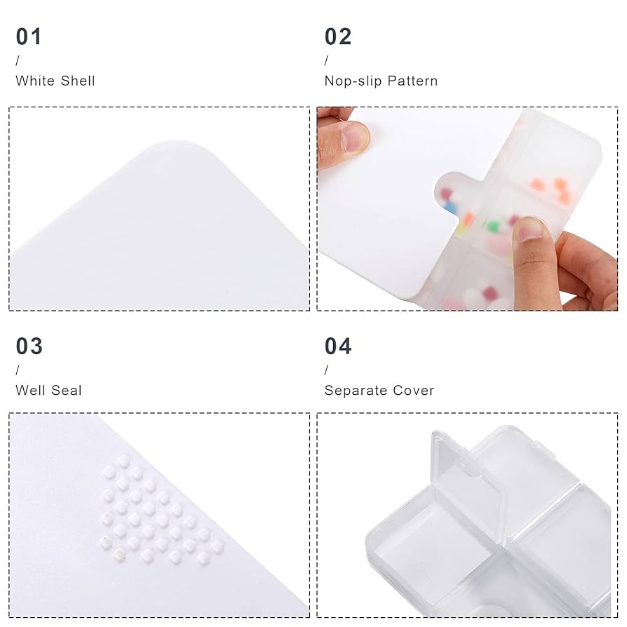 Amazon.com: Patelai 3 Pieces Travel Pill Organizer 6
